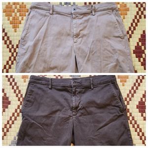 Lot of two Flint and Tinder Khaki Shorts. Sz 34. Good condition.